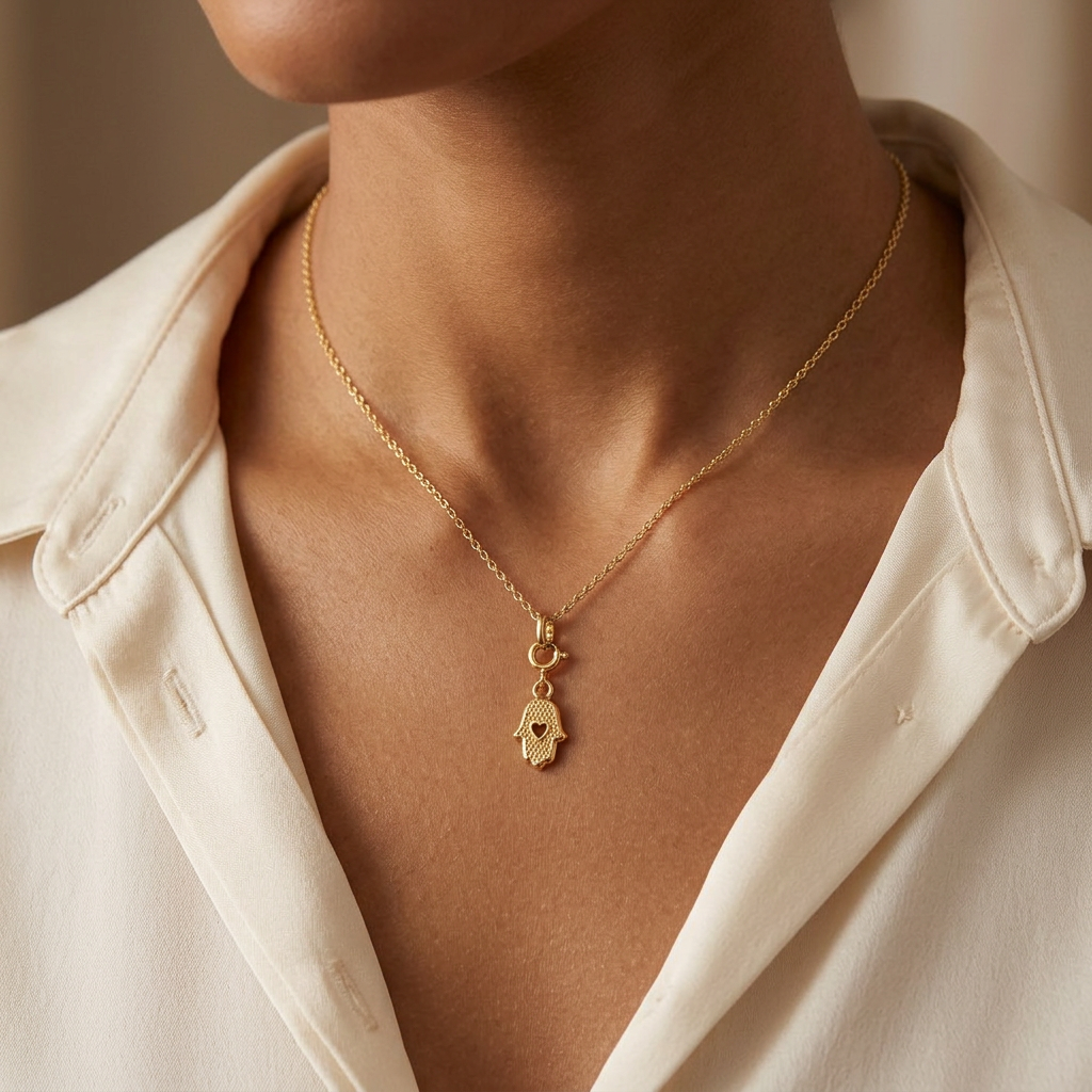 Amelie Hamsa Hand Charm (Only Charm)