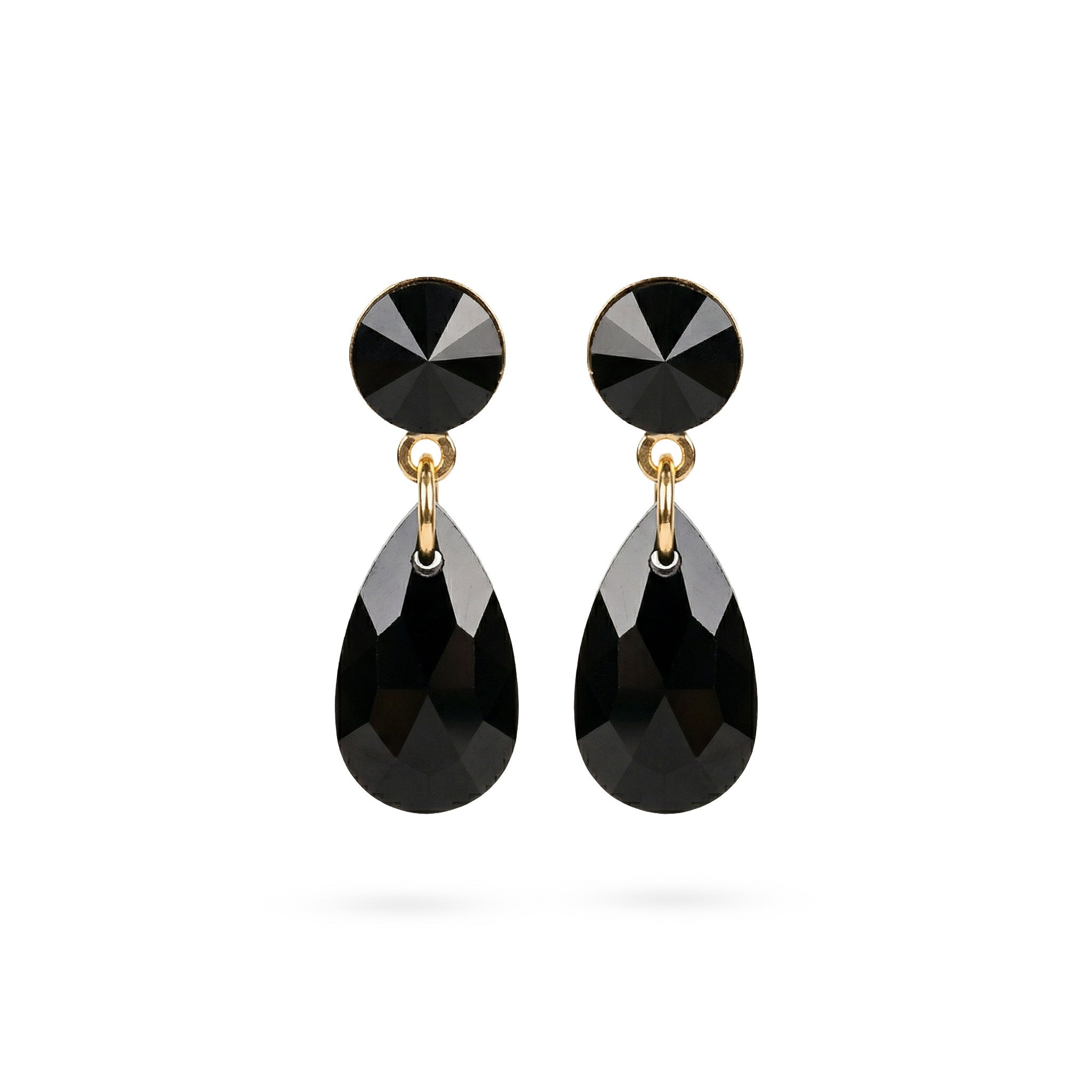 Onyx Glow Drop Earrings