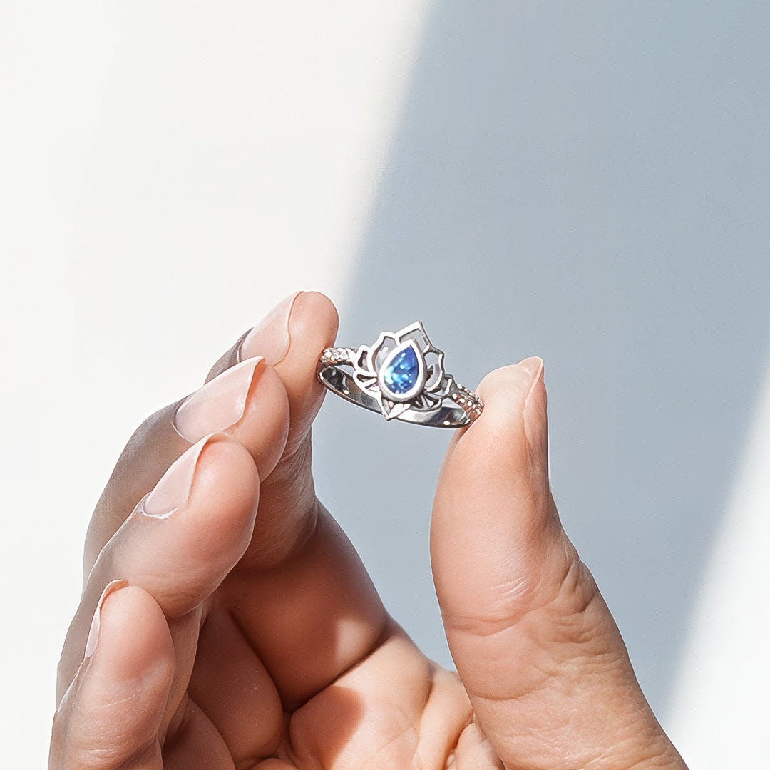 Trauma Lotus Ring For Women - Amalfa