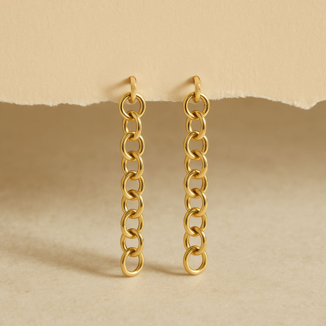 Elegant Chain Earrings - Amalfa