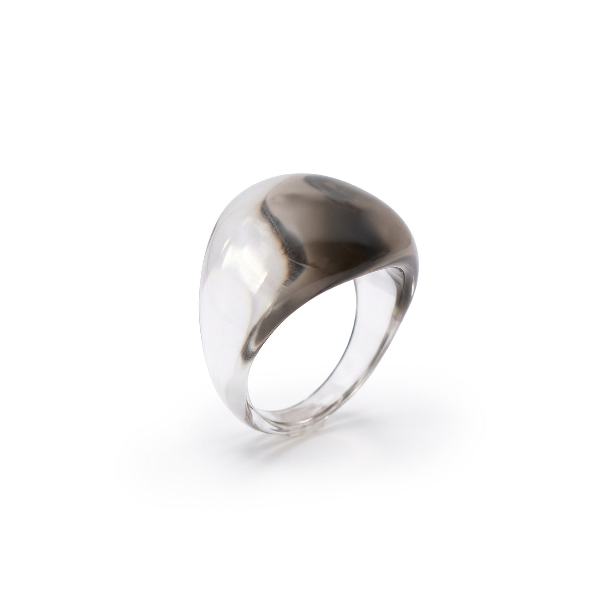 Clara Noir Orb Ring