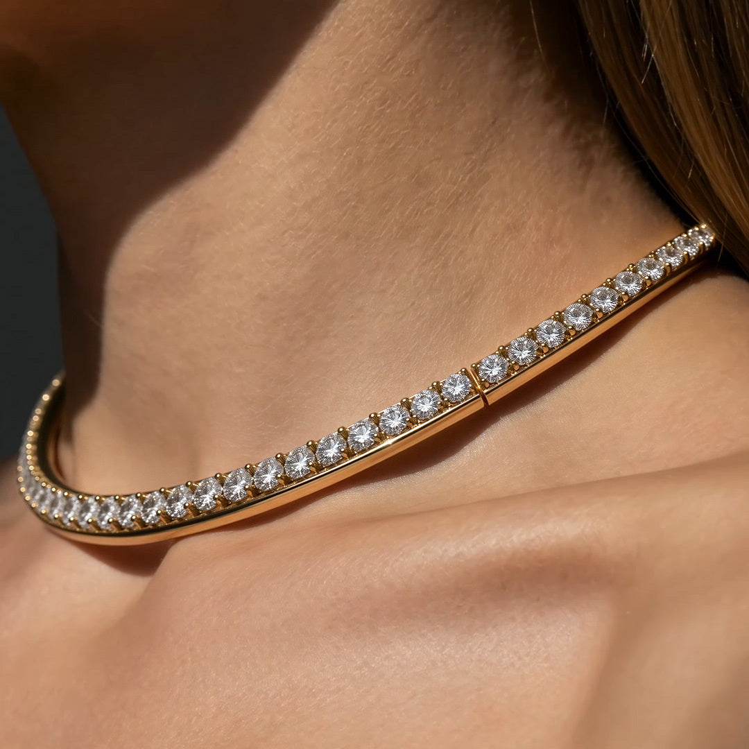 Crystal Collar Necklace For Women