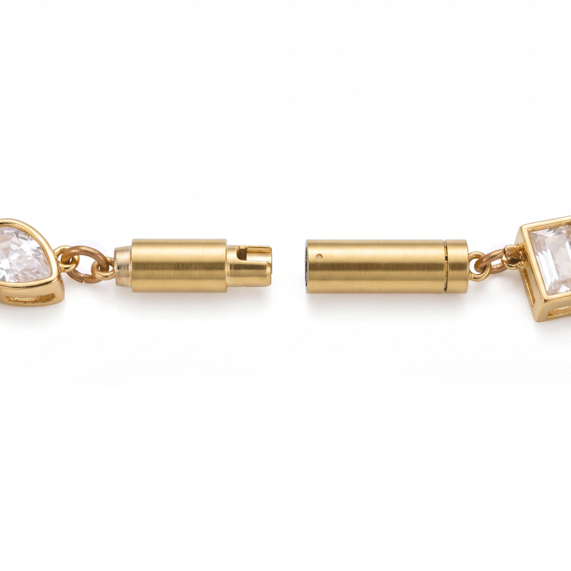 Vaelora Mixed-Cut Crystal Bracelet