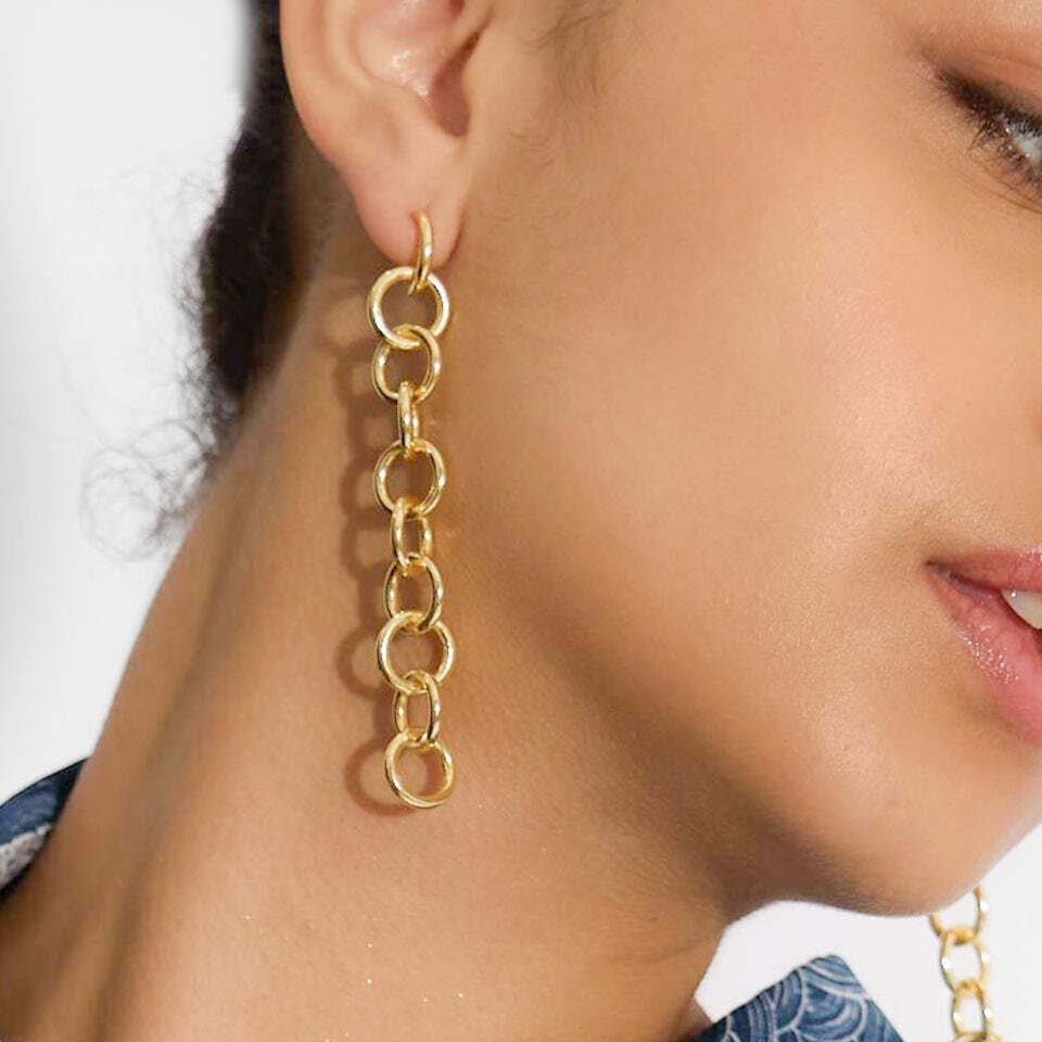 Elegant Chain Earrings - Amalfa