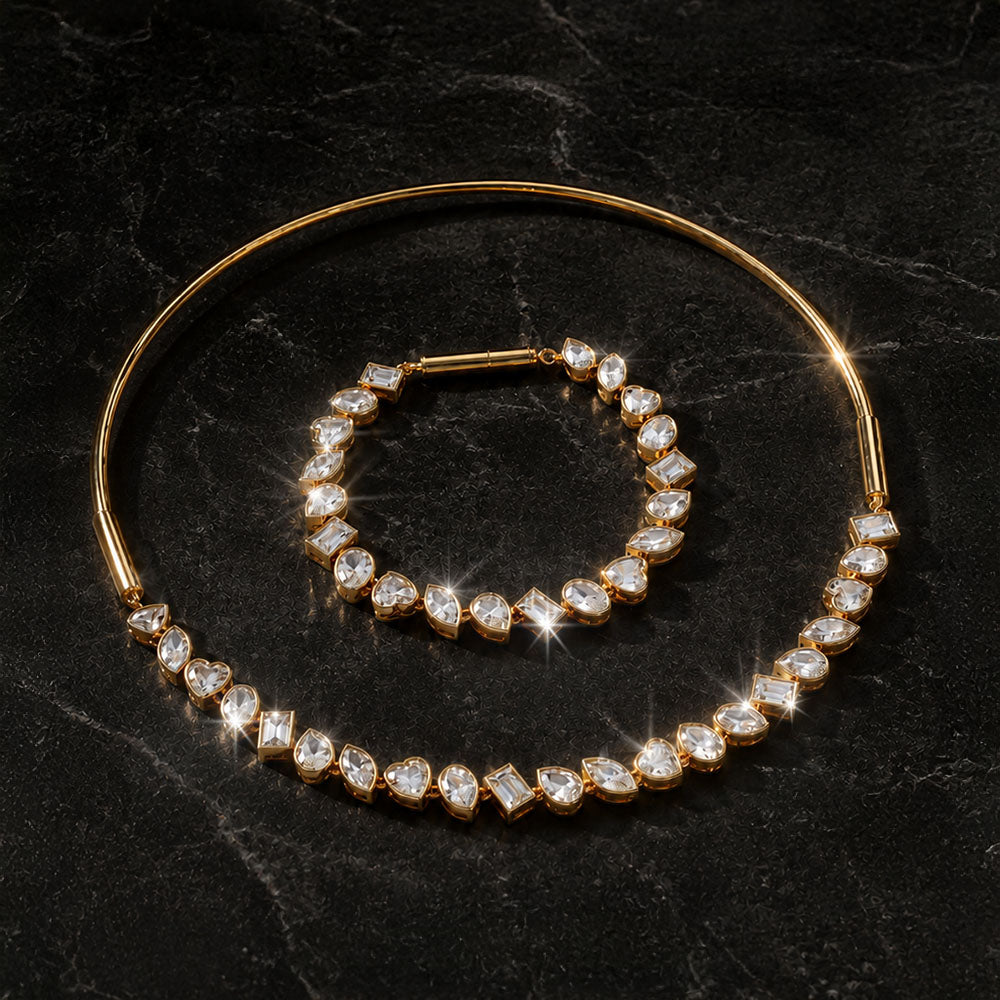 Dual Luxe Transform Necklace-Bracelet For Women