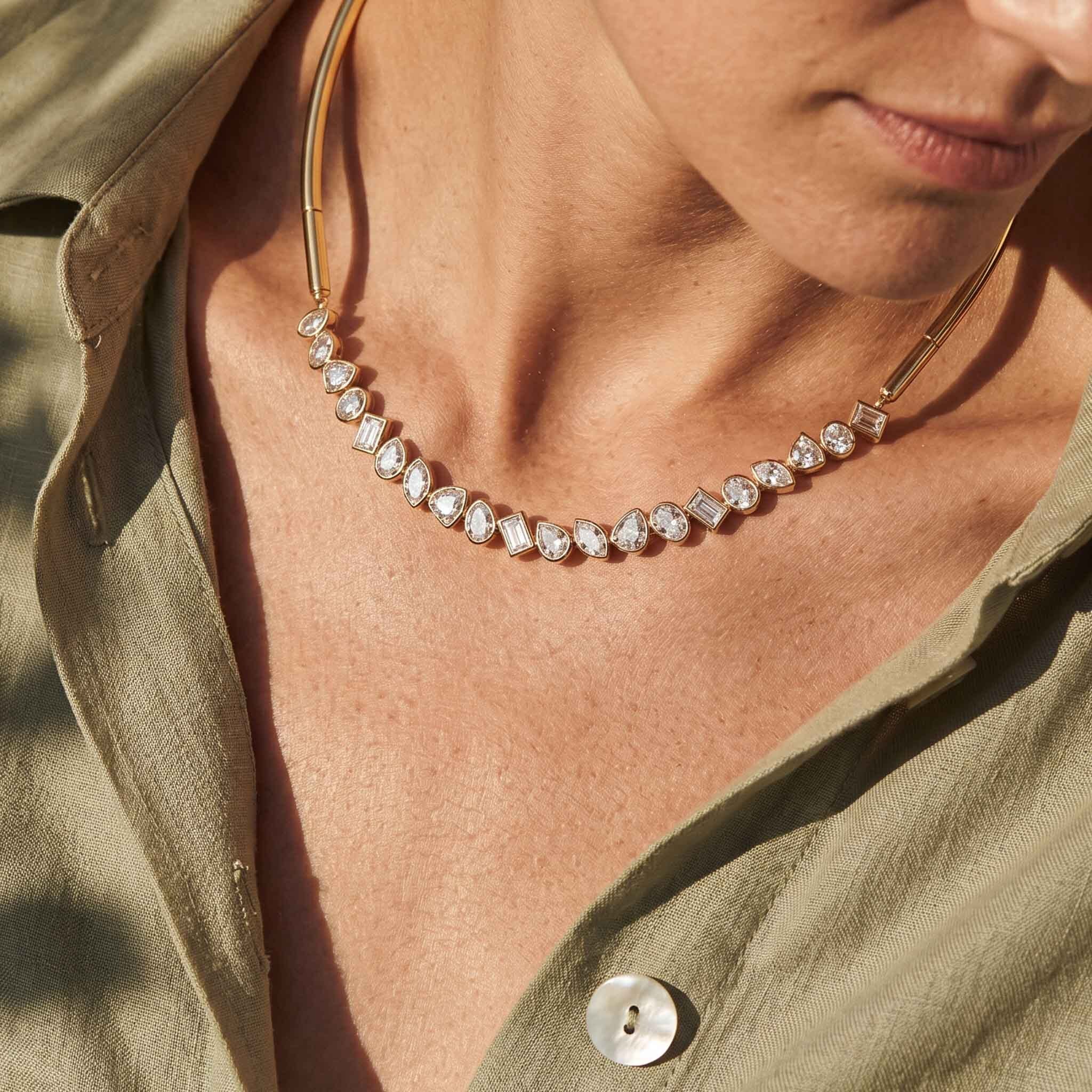 Dual Luxe Transform Necklace-Bracelet For Women