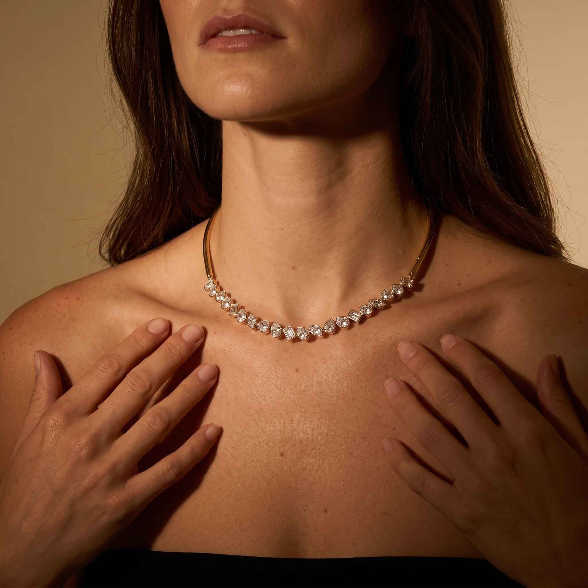 Dual Luxe Transform Necklace-Bracelet For Women