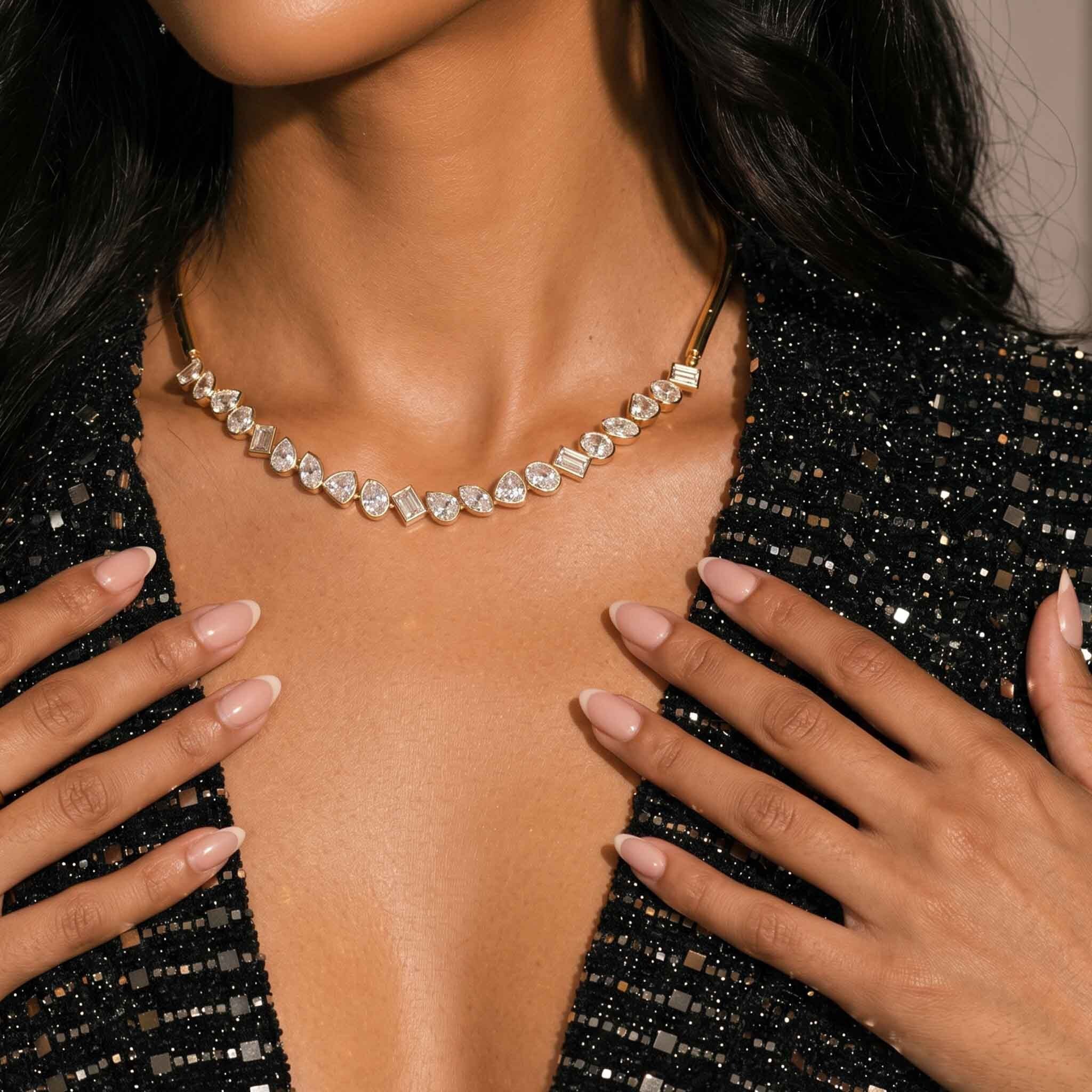 Dual Luxe Transform Necklace-Bracelet For Women