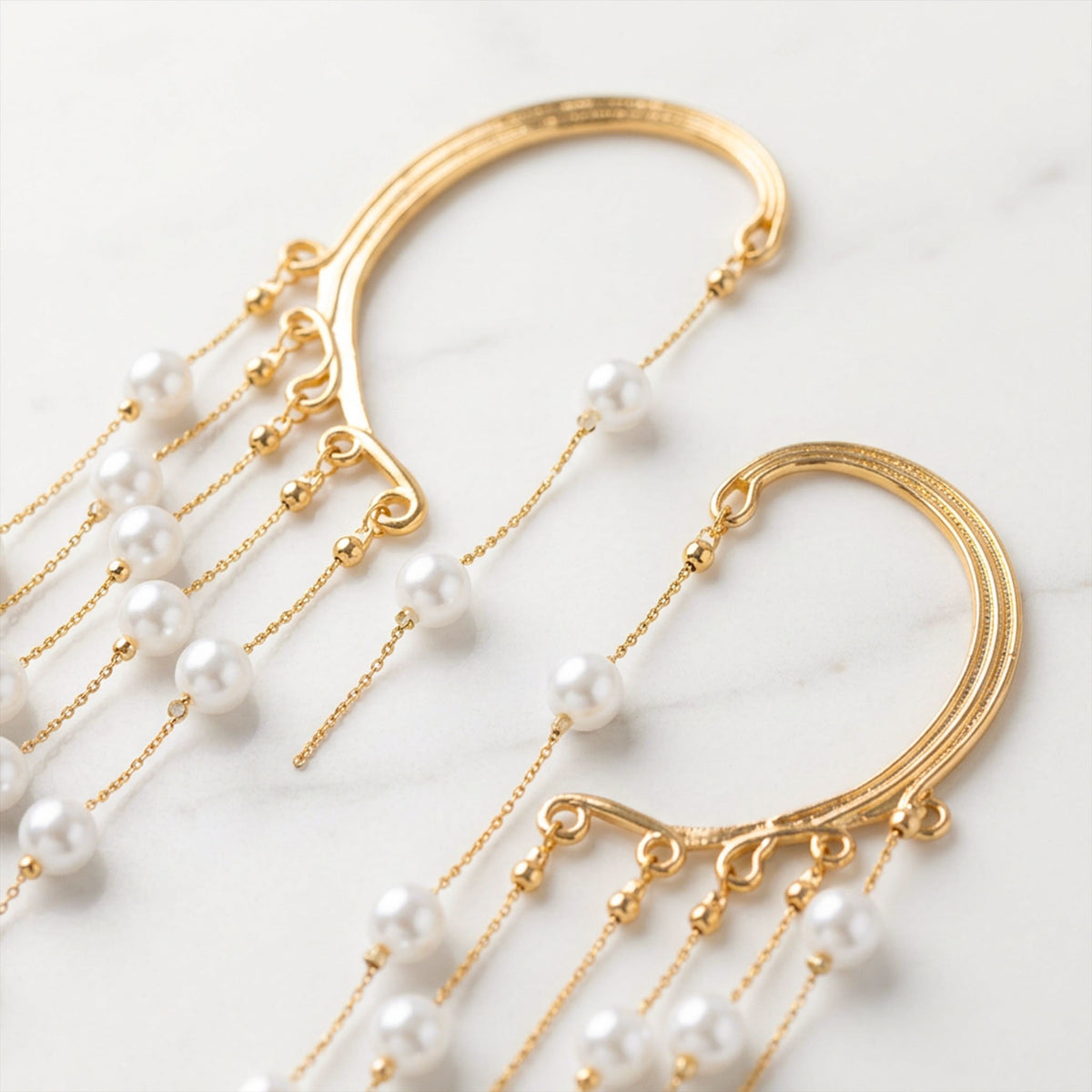 Elaris Pearl Drop Ear Cuff