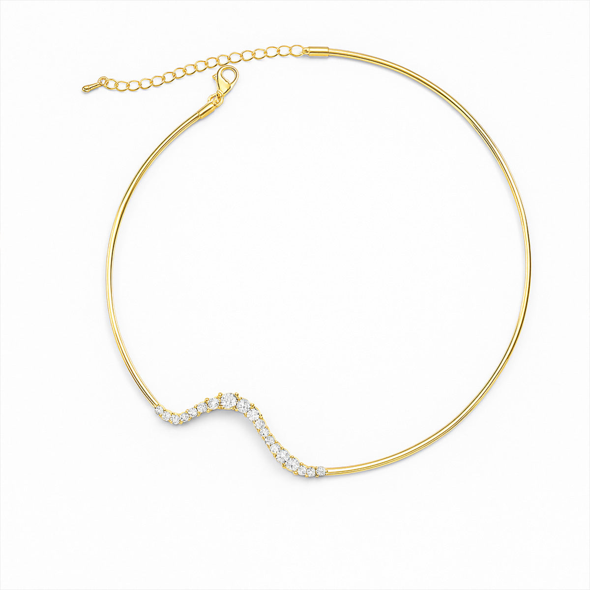 Mireille Wave Collar Necklace