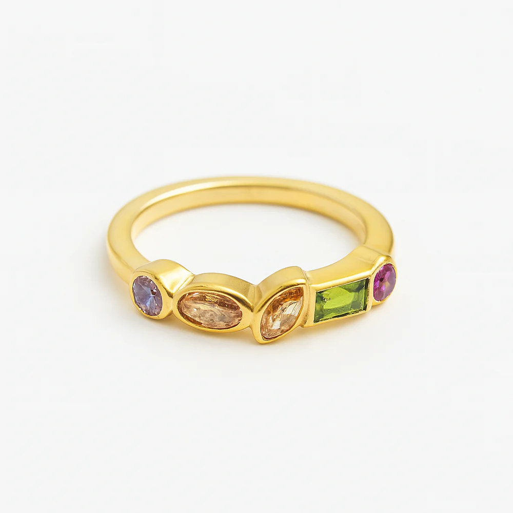 birth stone ring