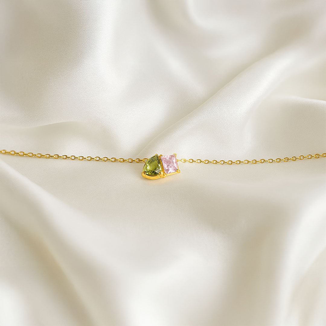 gemstone necklace for girls