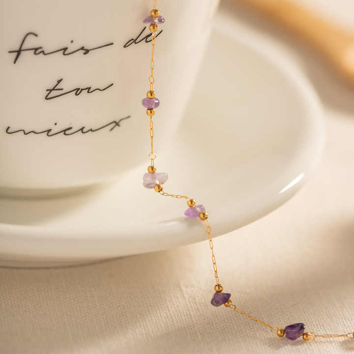 Florence Beaded Anklet - Amalfa