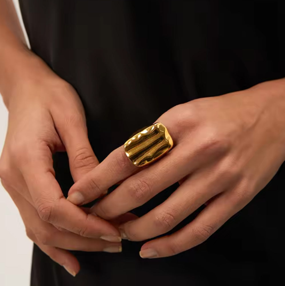gold plated rings for women