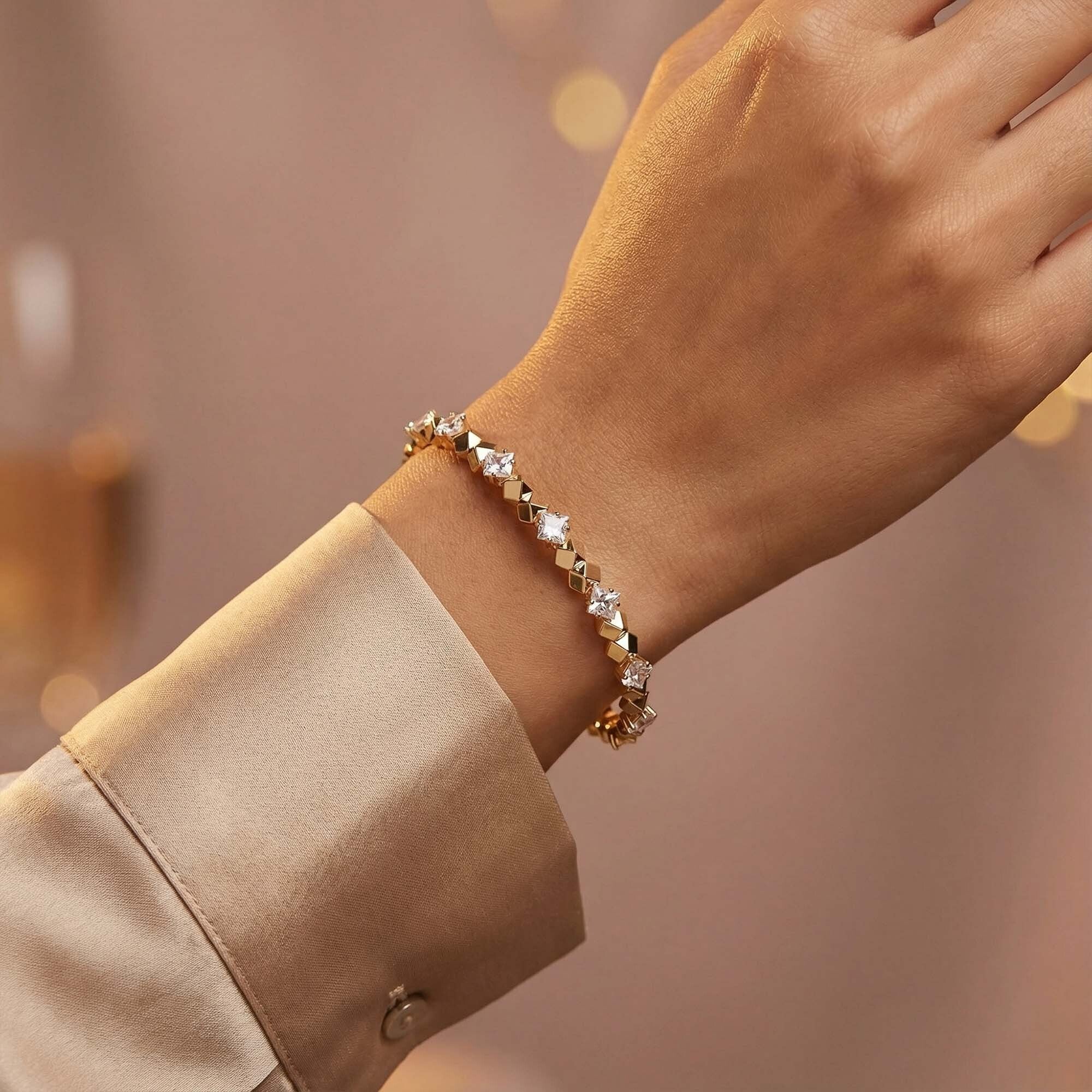 The Golden Hour Stack of 3 Bracelets