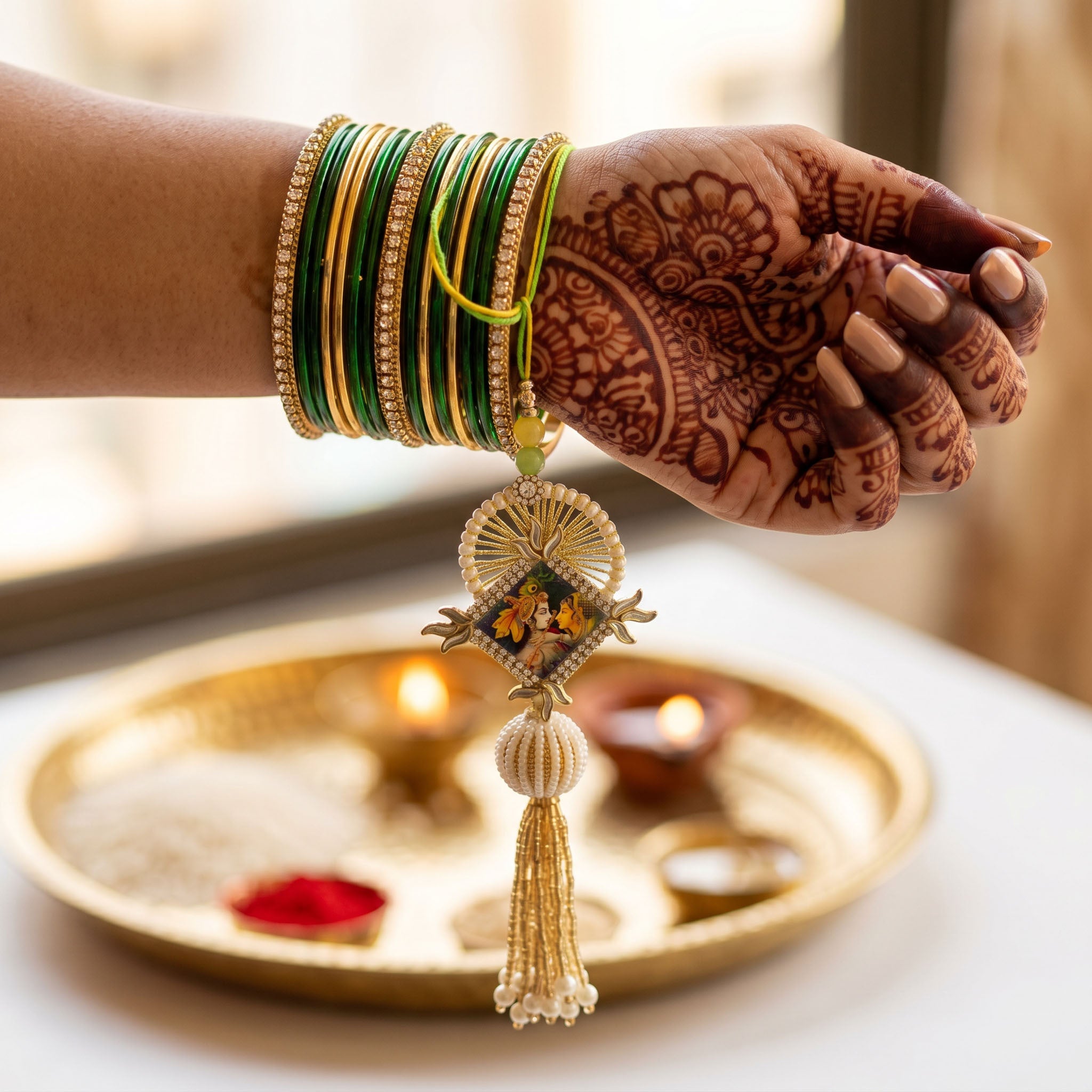 Raasa Radiance Rakhi Set