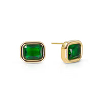 Thumbnail for Inez Emerald Stone Earrings