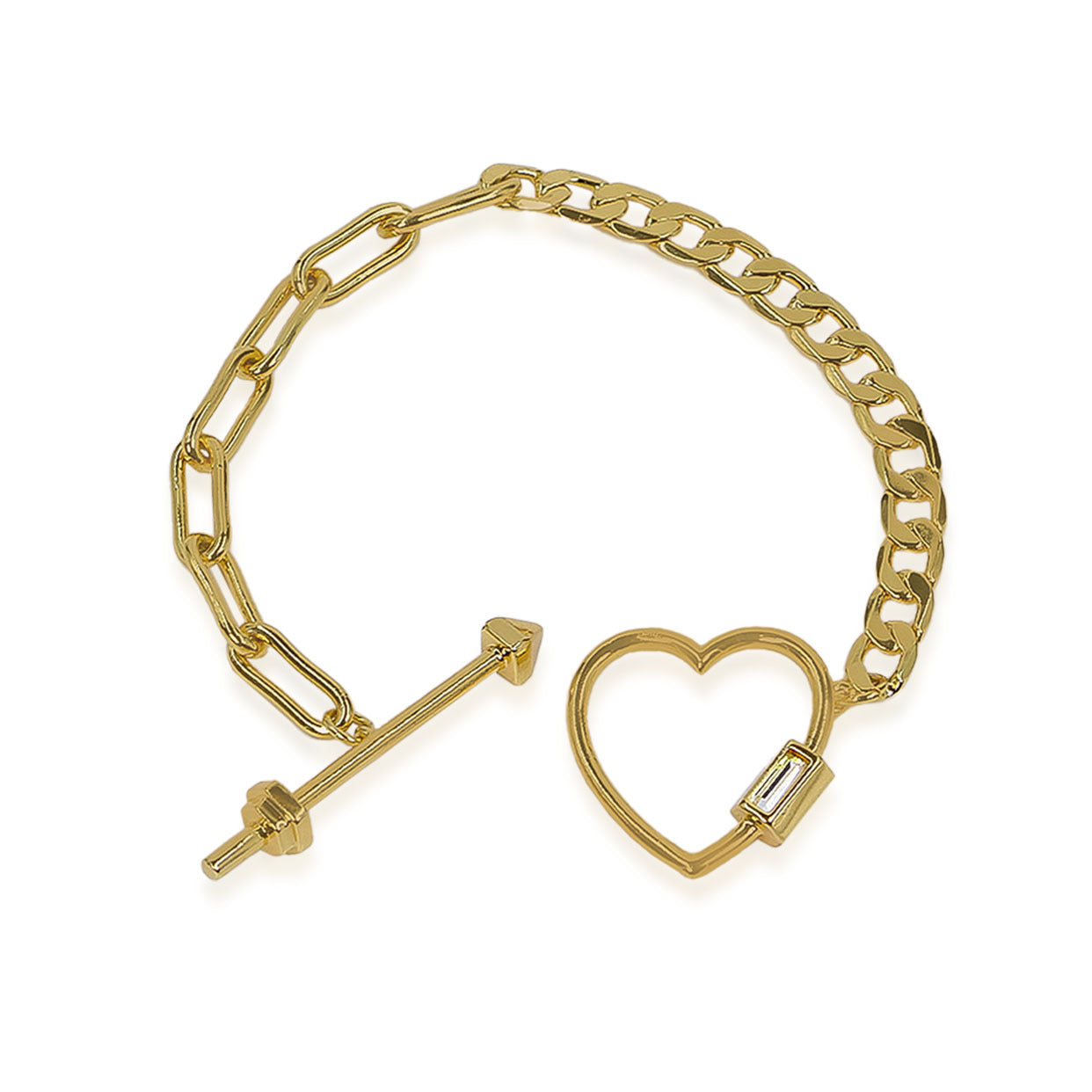 Cupid Dual Chain Bracelet