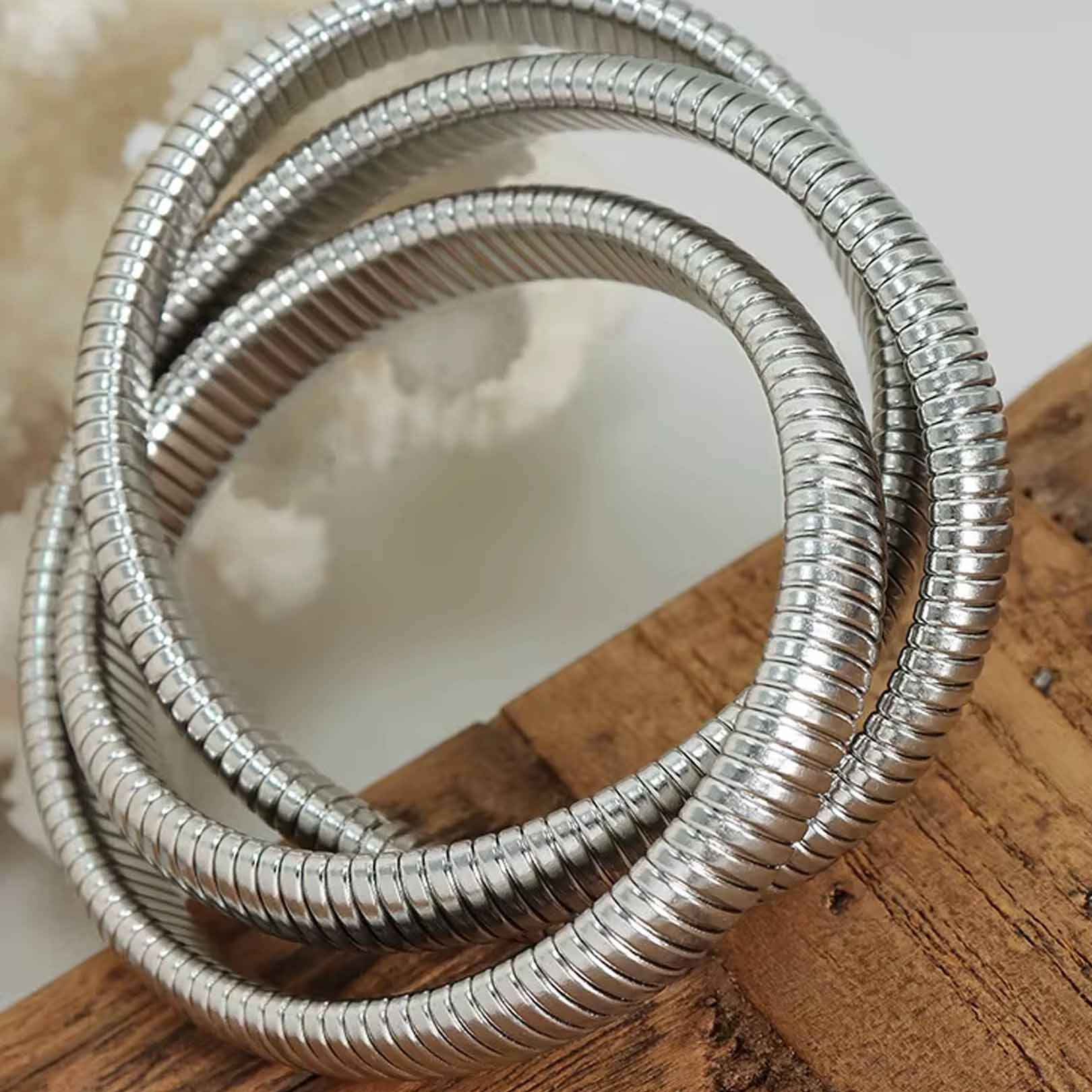 Helix Coil Cuff Bracelet