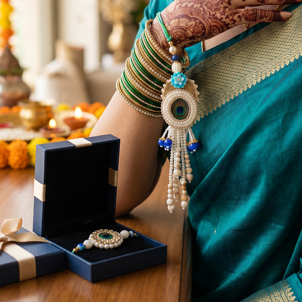 Neelanjana Rakhi Set