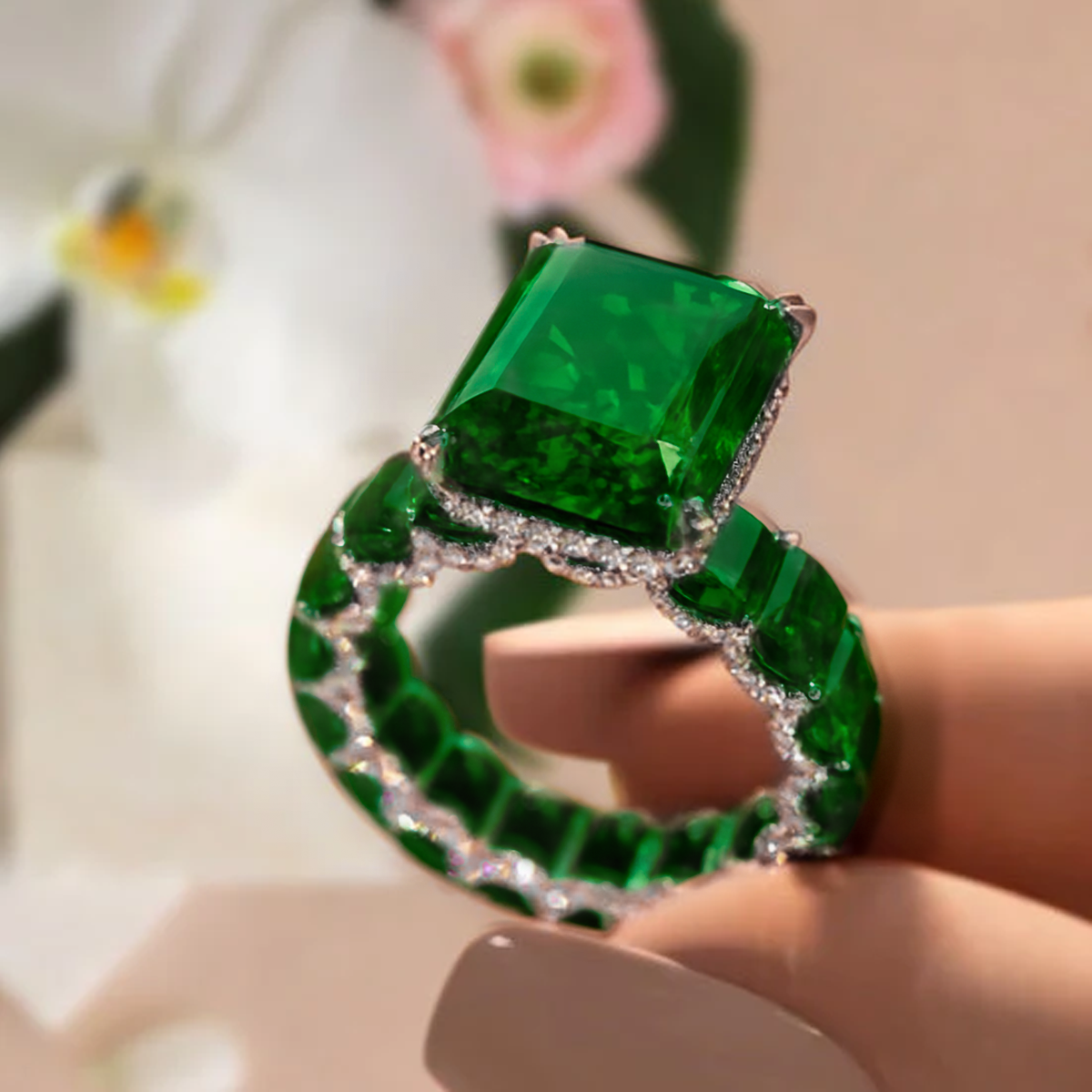 Midnight Majesty Sapphire Ring - Amalfa