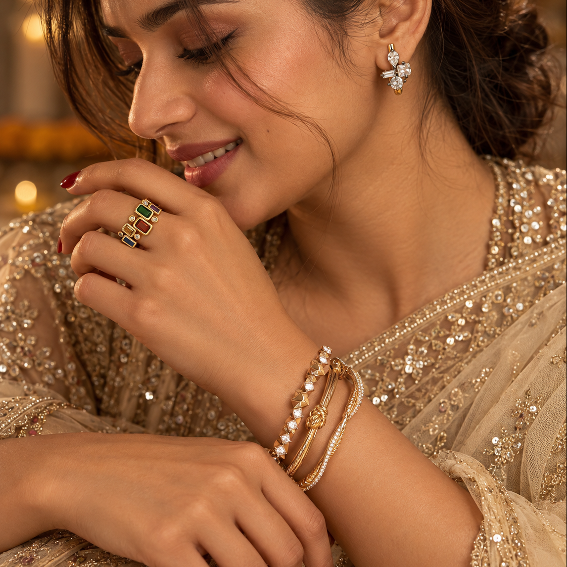 Vienna Crystal Statement Jewellery Set