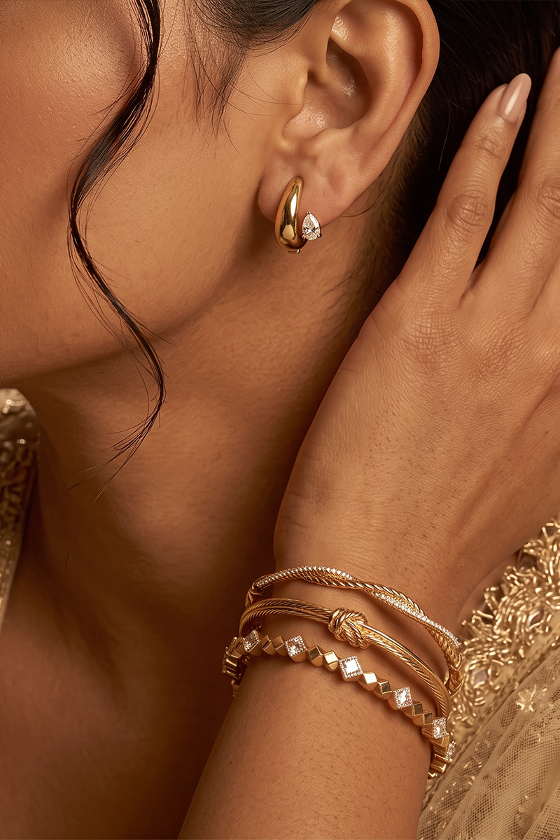 Elara Crystal Duo Jewellery Set