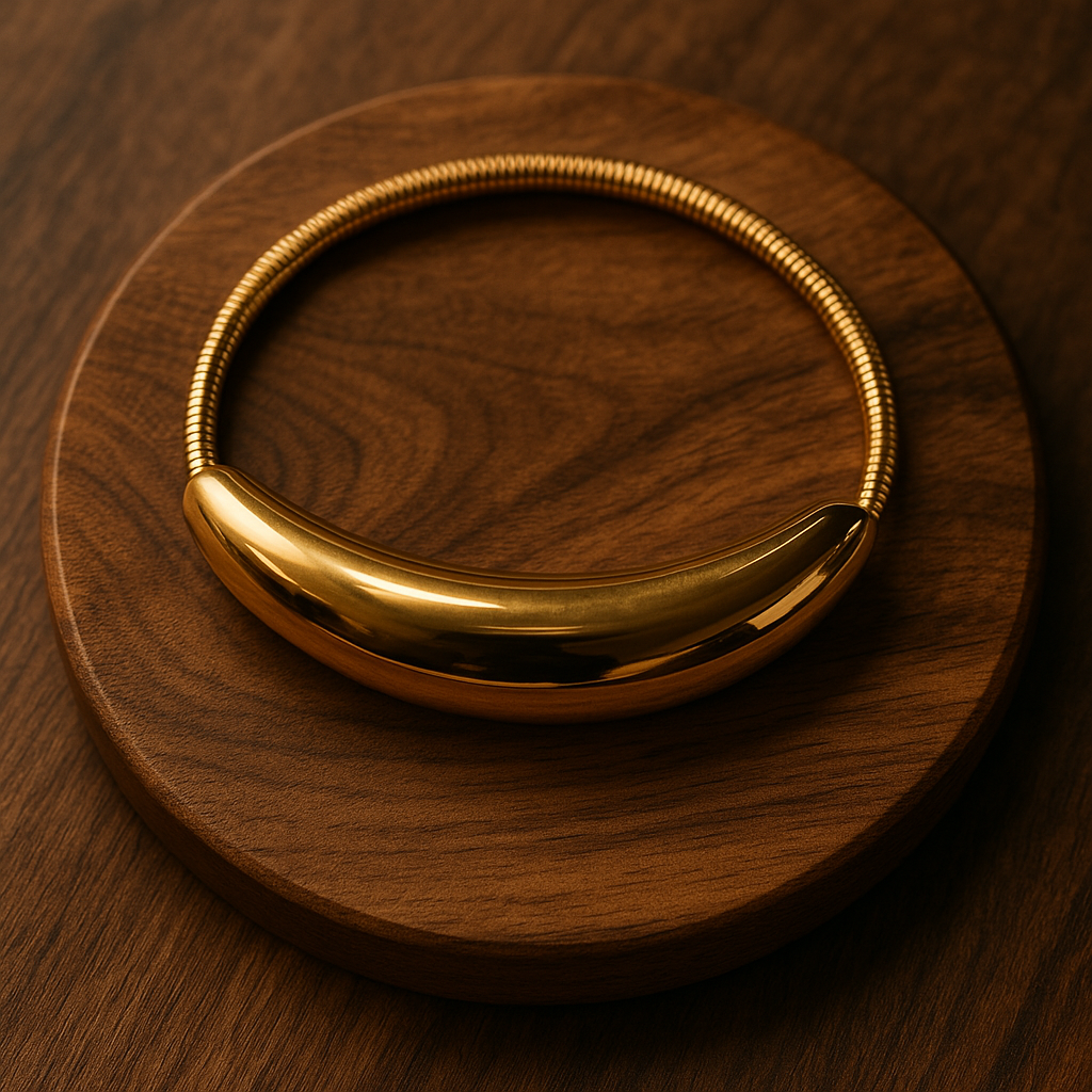Zia Gold-Toned Cuff Bracelet For Women