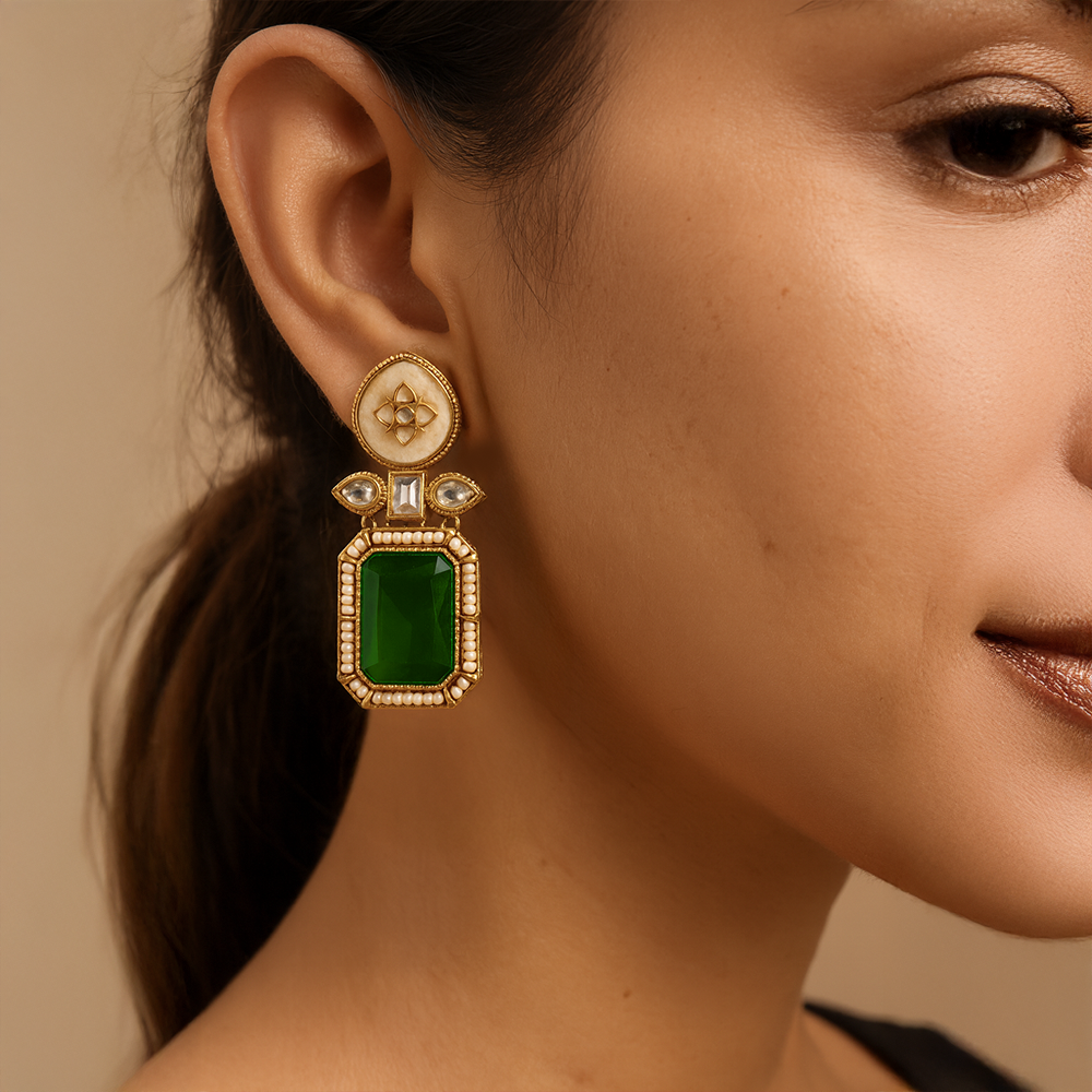 Royal Interchangeable Kundan Earrings