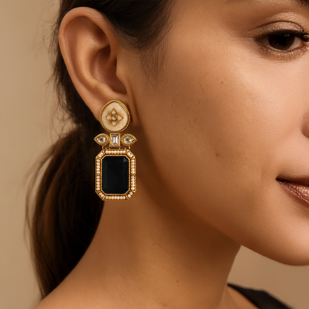 Royal Interchangeable Kundan Earrings