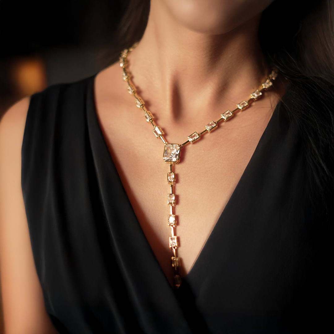 Emerald Cut Necklace for Women