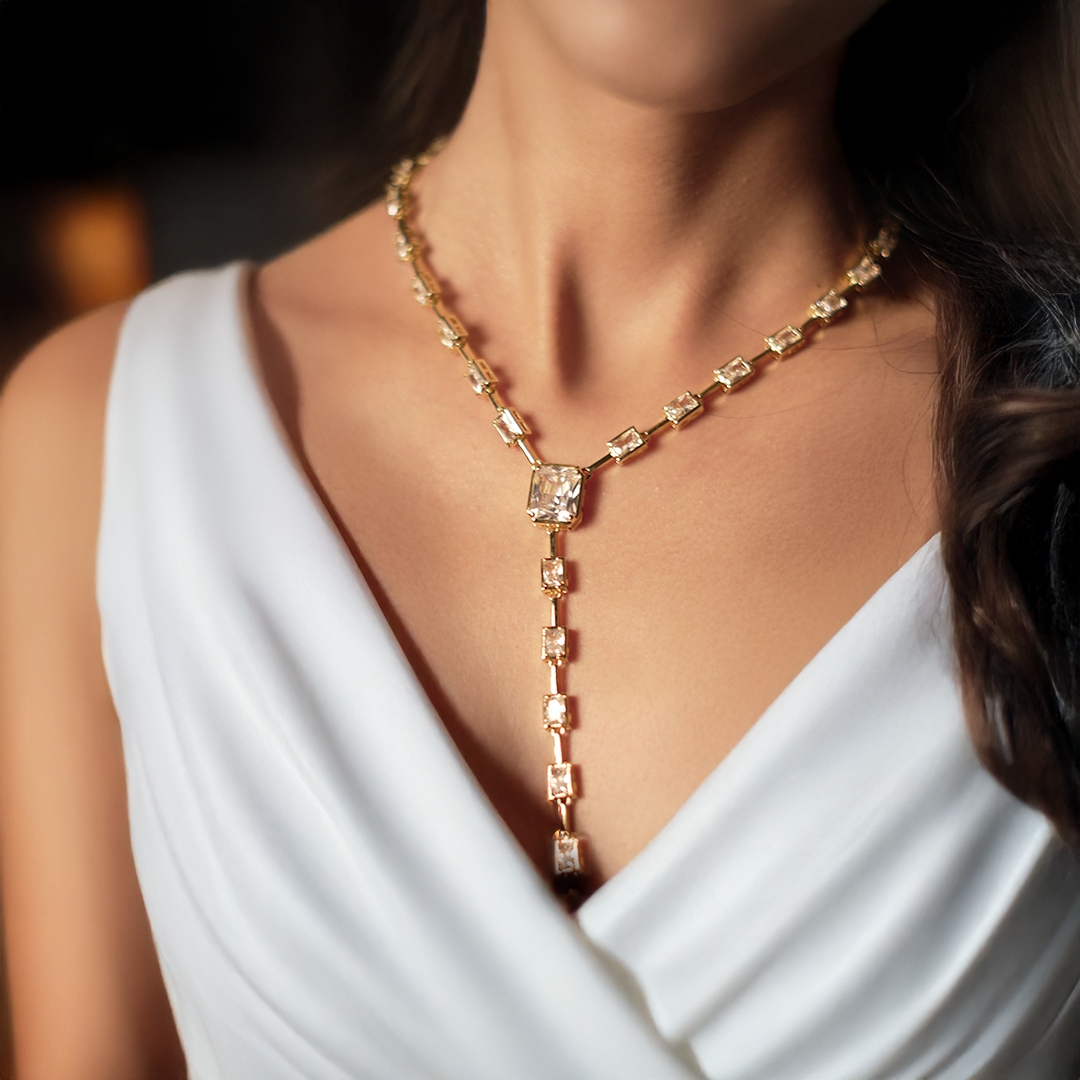 Emerald Cut Necklace for Women