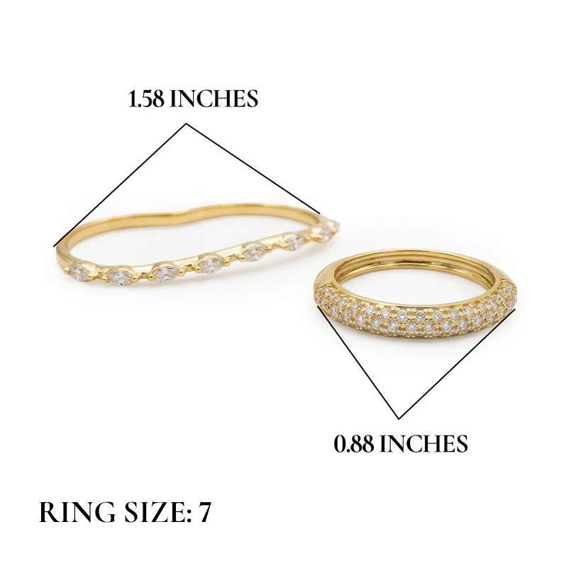 Auric Gleam Double Band Set