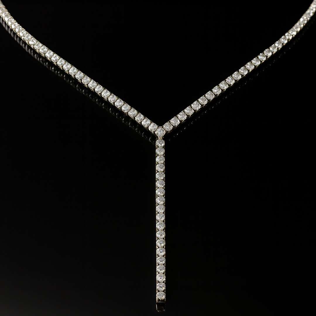 Ina Stone Lariat Necklace