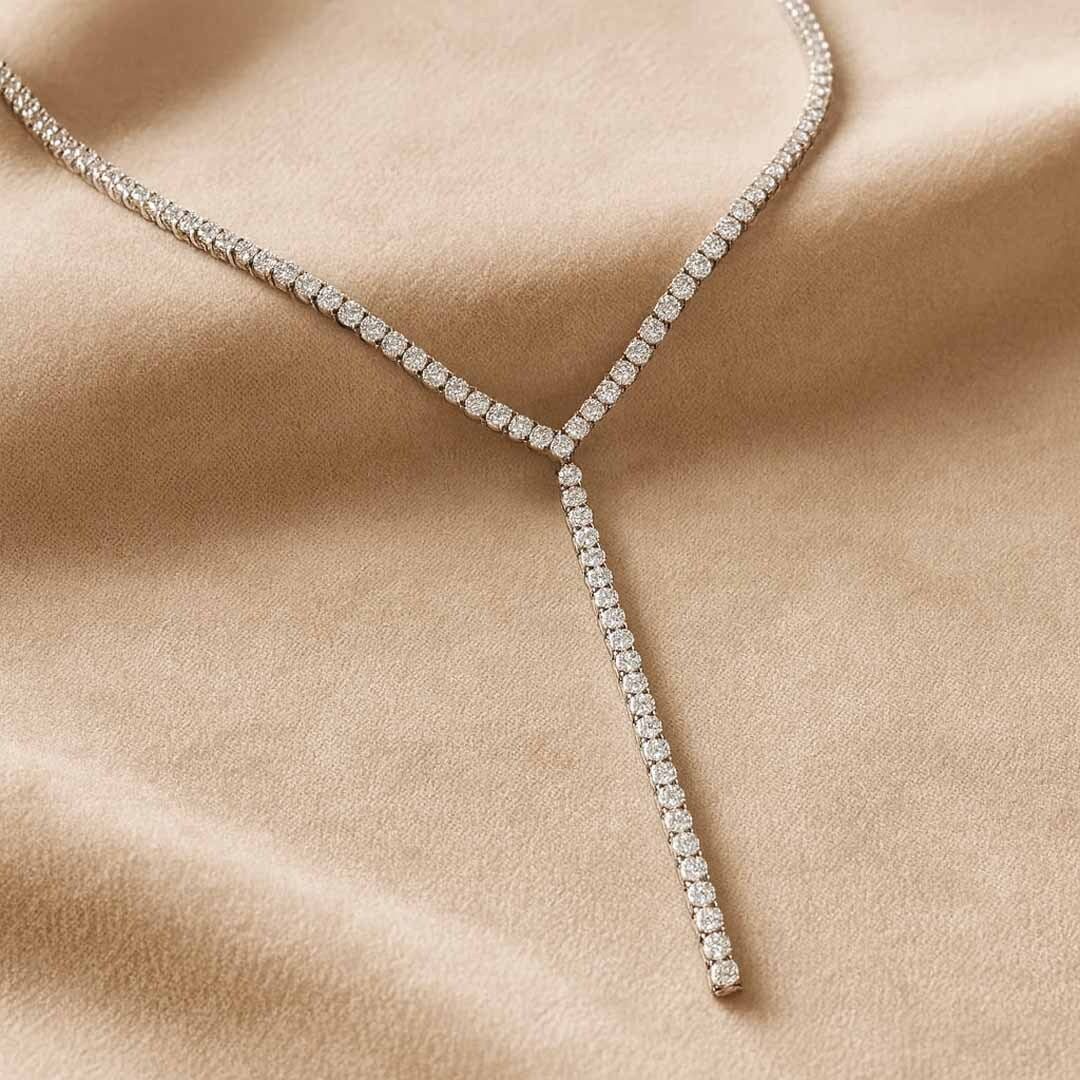 Ina Stone Lariat Necklace