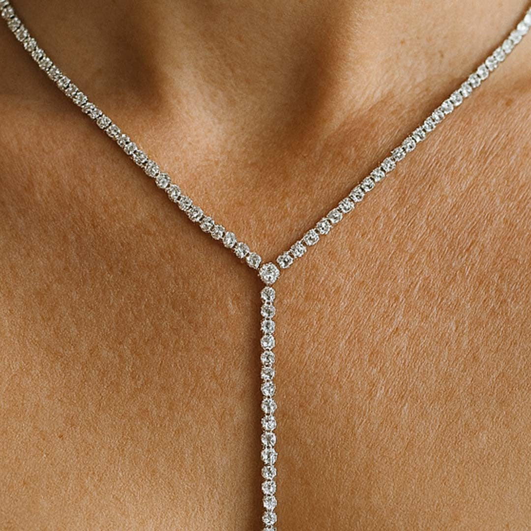 Ina Stone Lariat Necklace