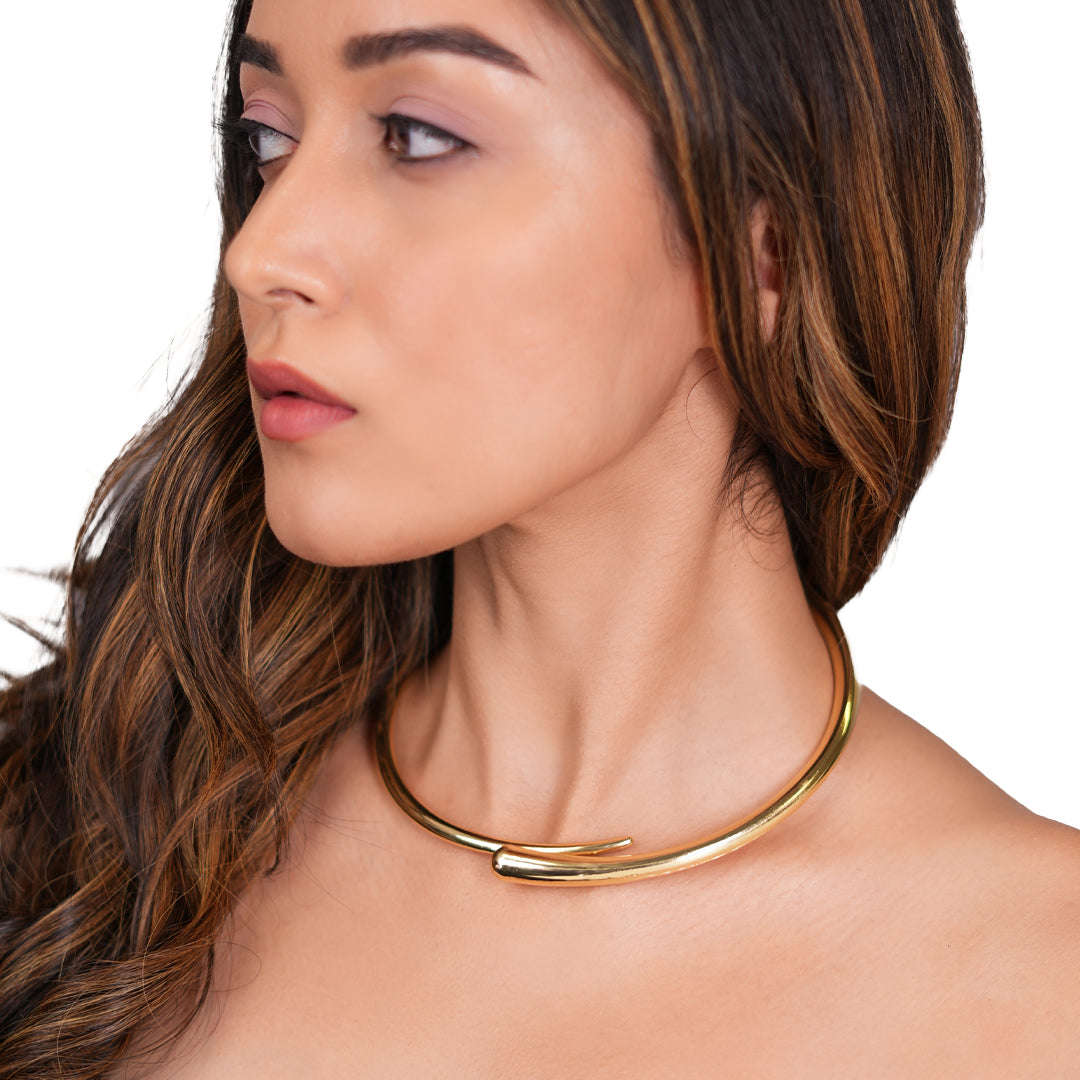 Lily’s Silver Harmony Choker - Amalfa