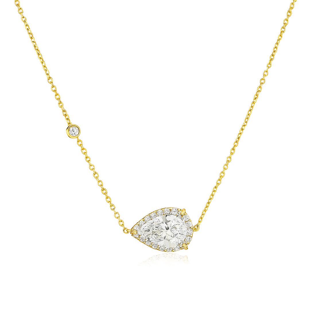 Lira Teardrop Pendant Necklace For Women