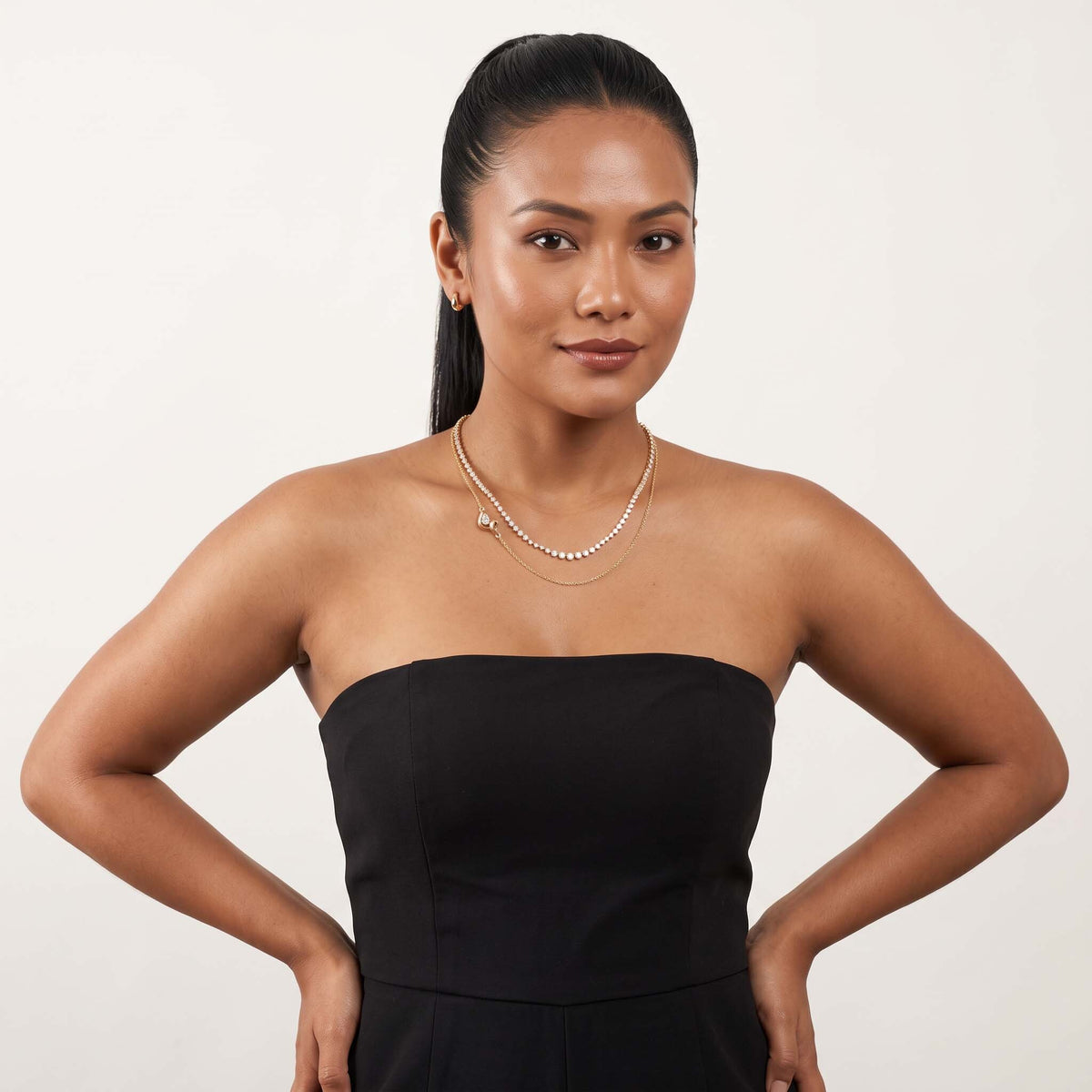 Nayla Double-layered Necklace For Women