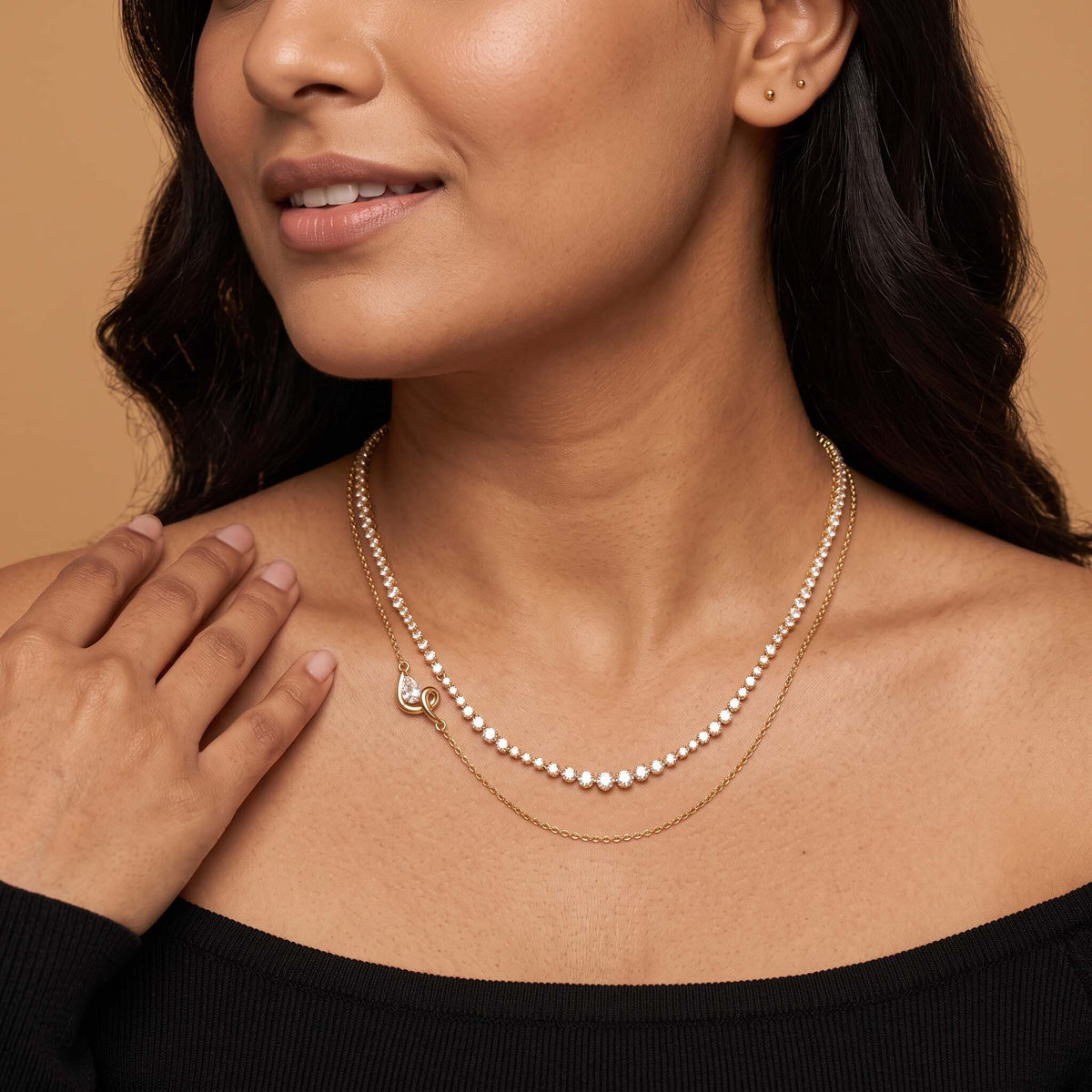 Nayla Double-layered Necklace For Women