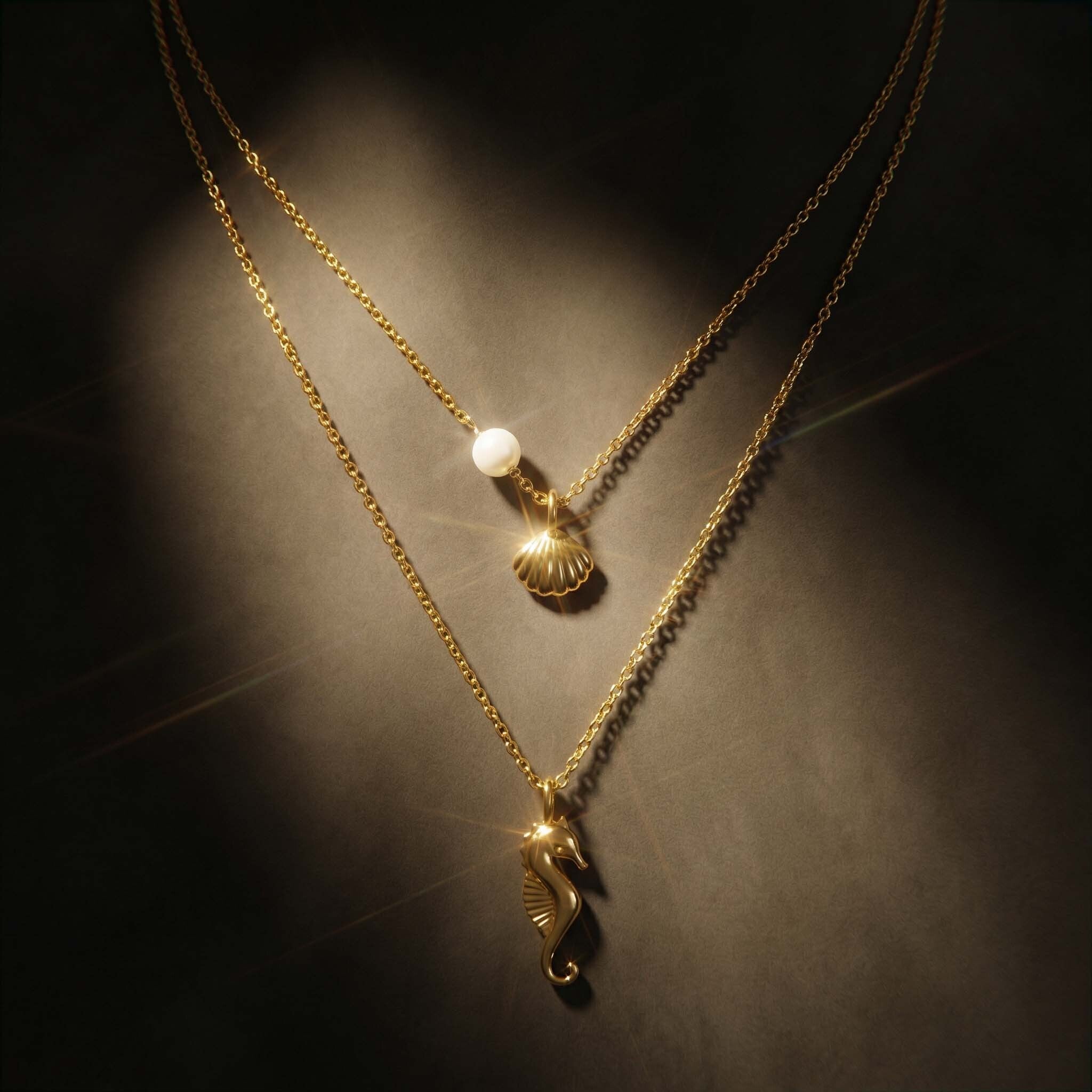 Ocean Charm Necklace for Women