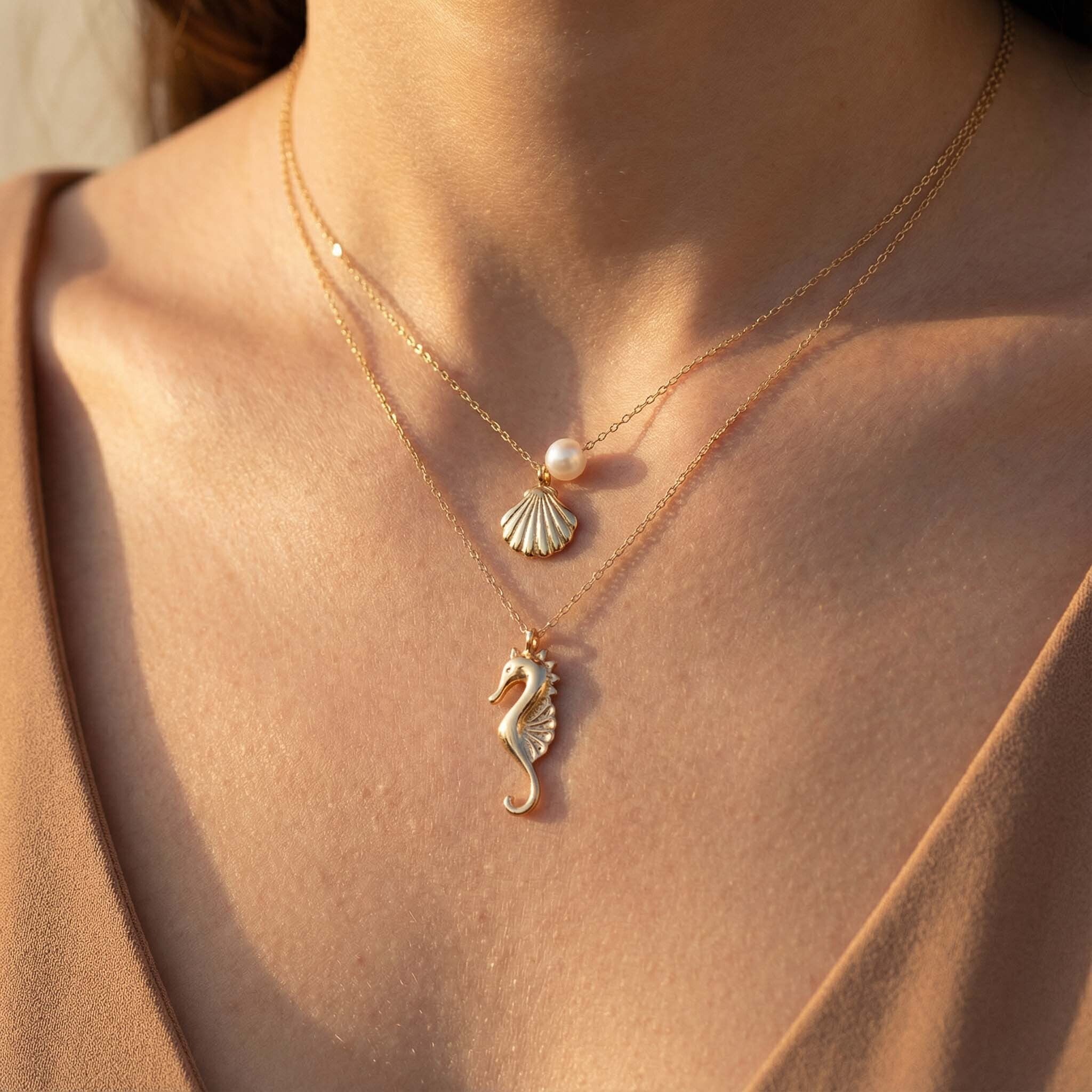 Ocean Charm Necklace for Women