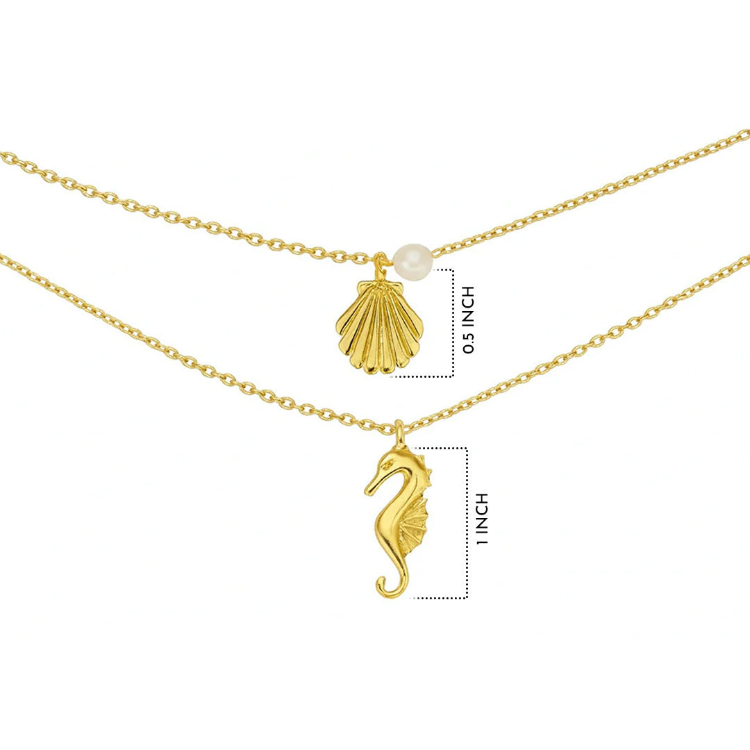 Ocean Charm Necklace for Women - Amalfa