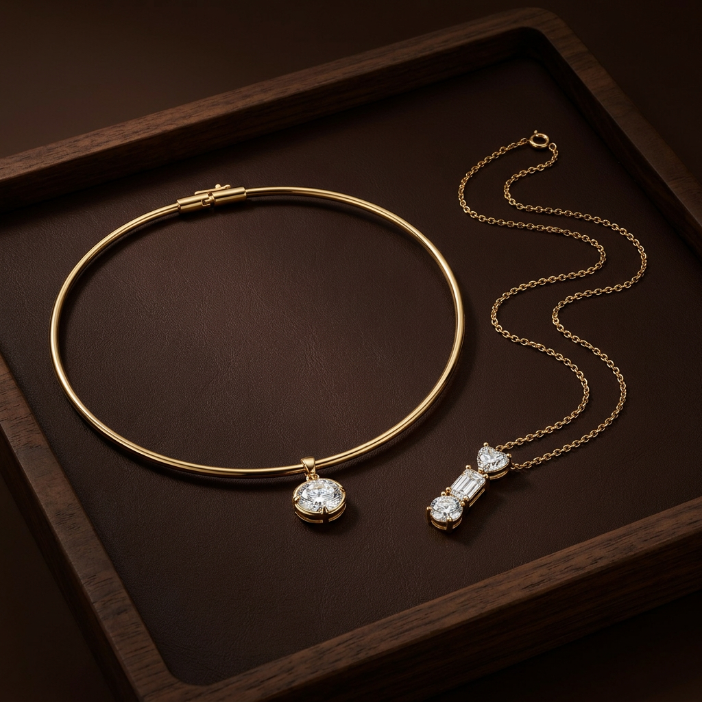 Coin Pendant Torque Necklace For Women
