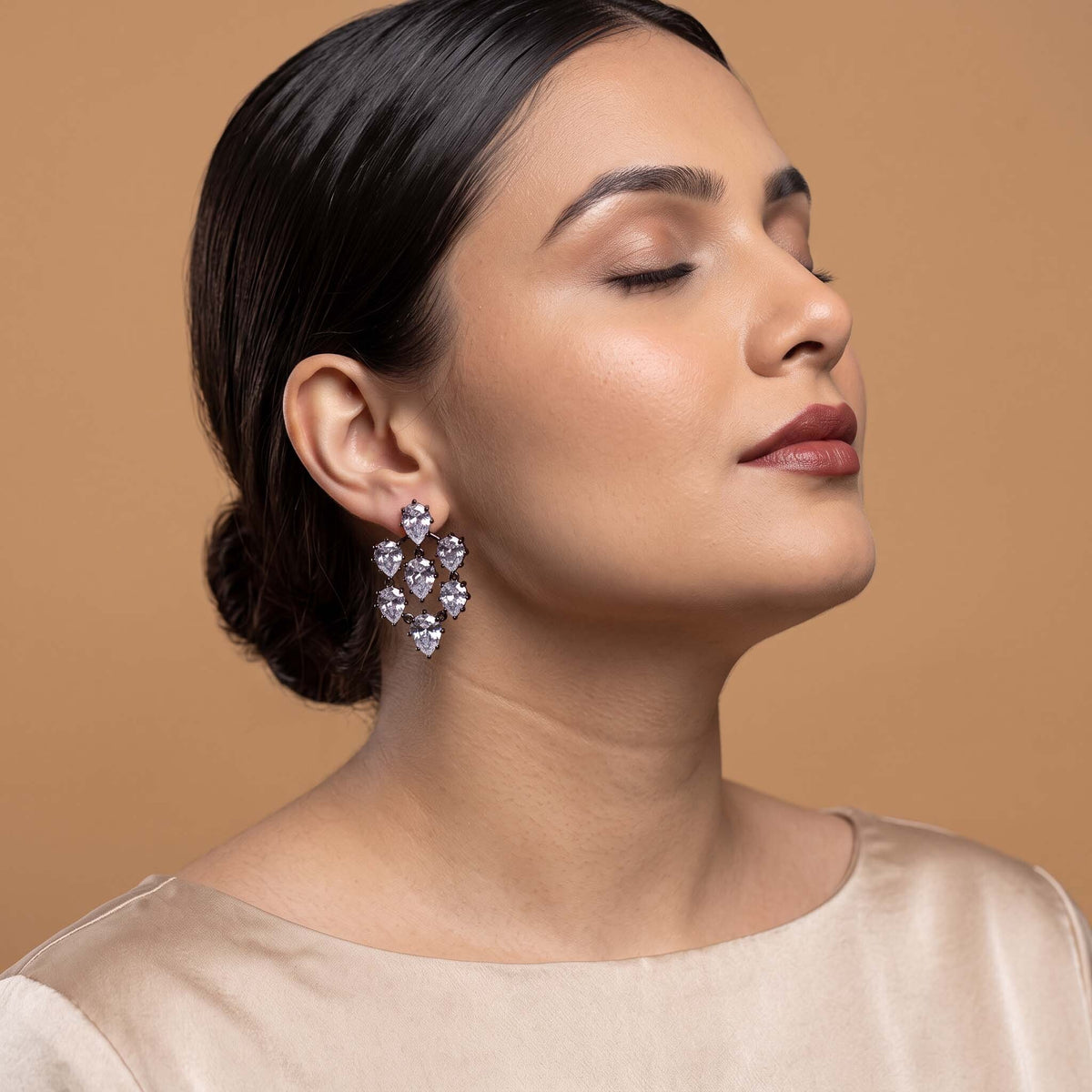 Raisa Statement Chandelier Earrings For Women