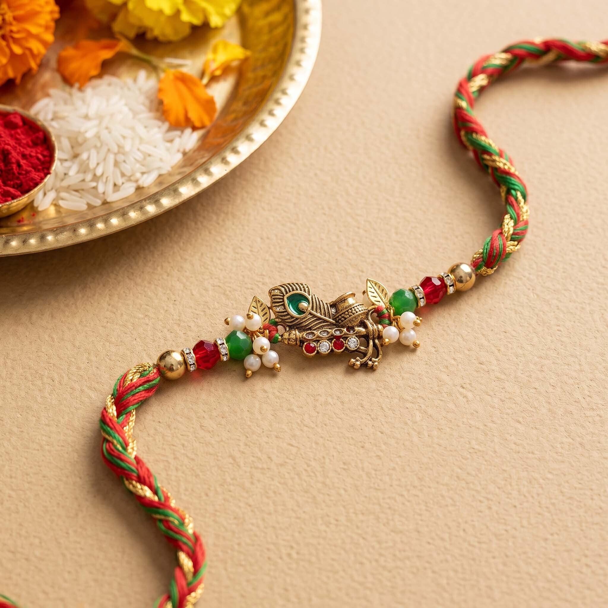 Aaravya Bandhan Rakhi Set