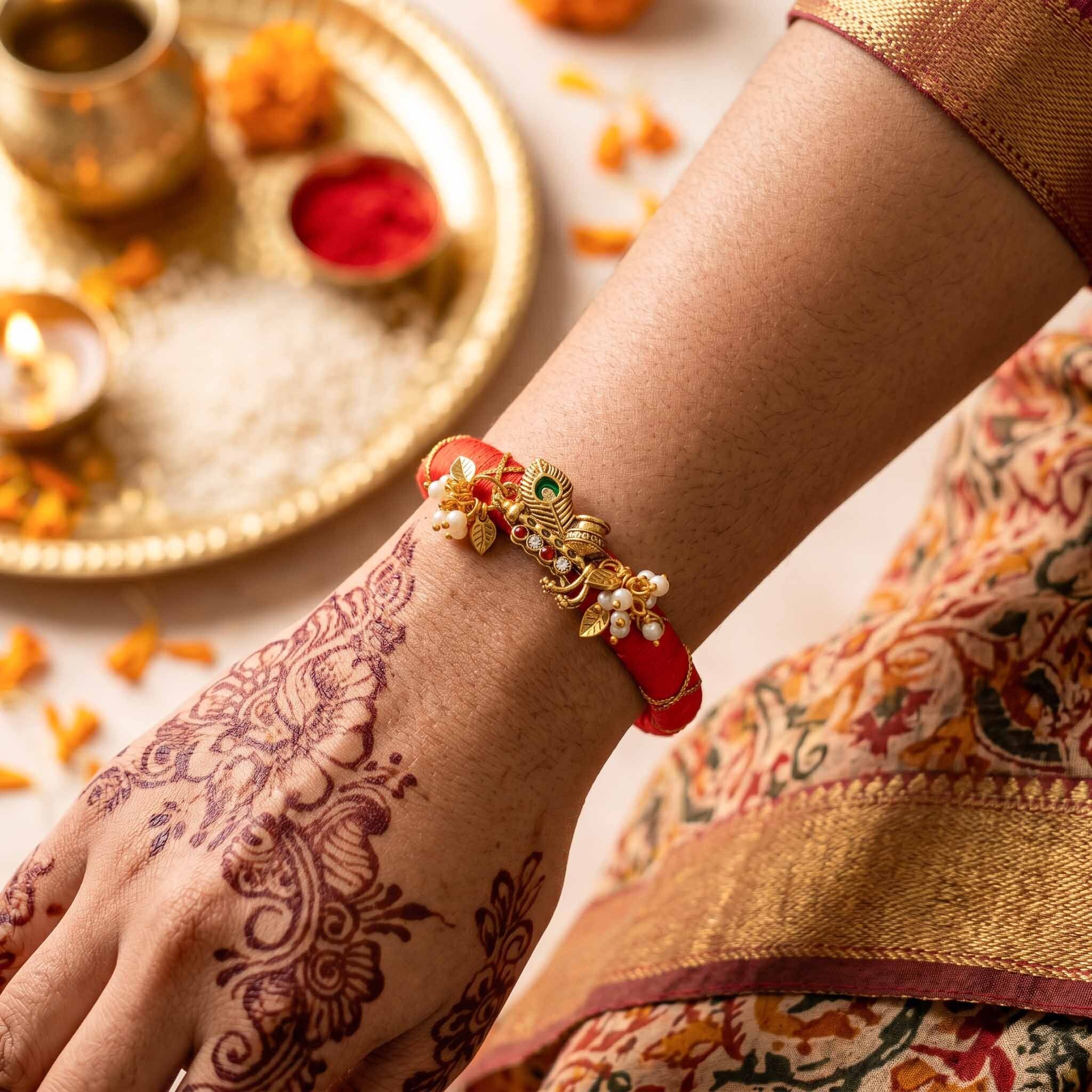 Aaravya Bandhan Rakhi Set