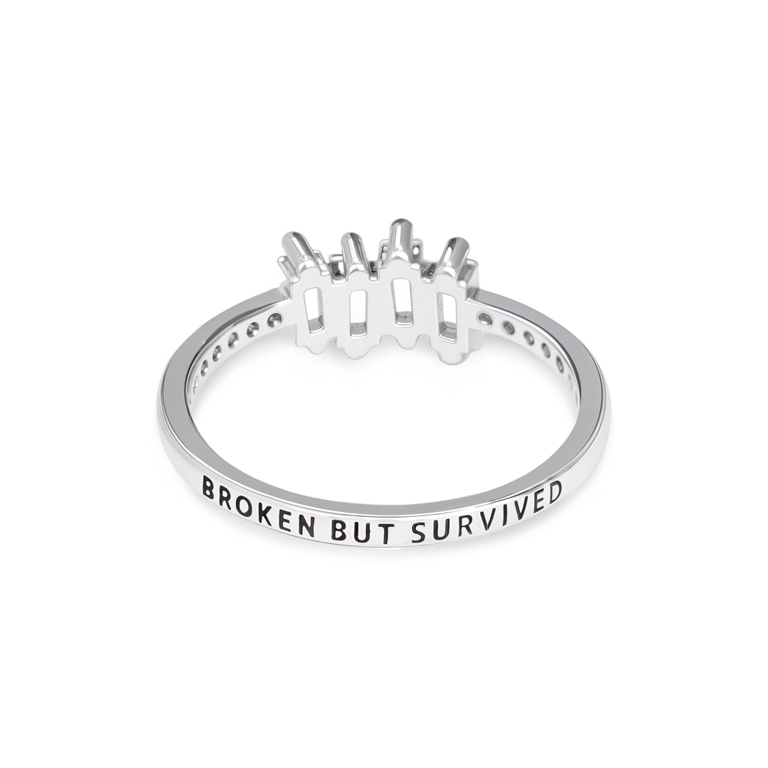 Resilient Spark – The Broken But Beautiful Ring (Size 7) - Amalfa