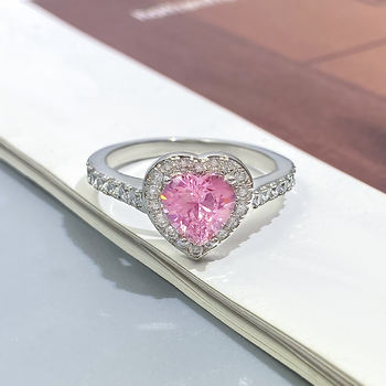 Rosalie Halo Ring For Women - Amalfa