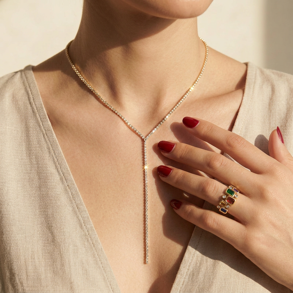 Thalia Prism Adjustable Ring